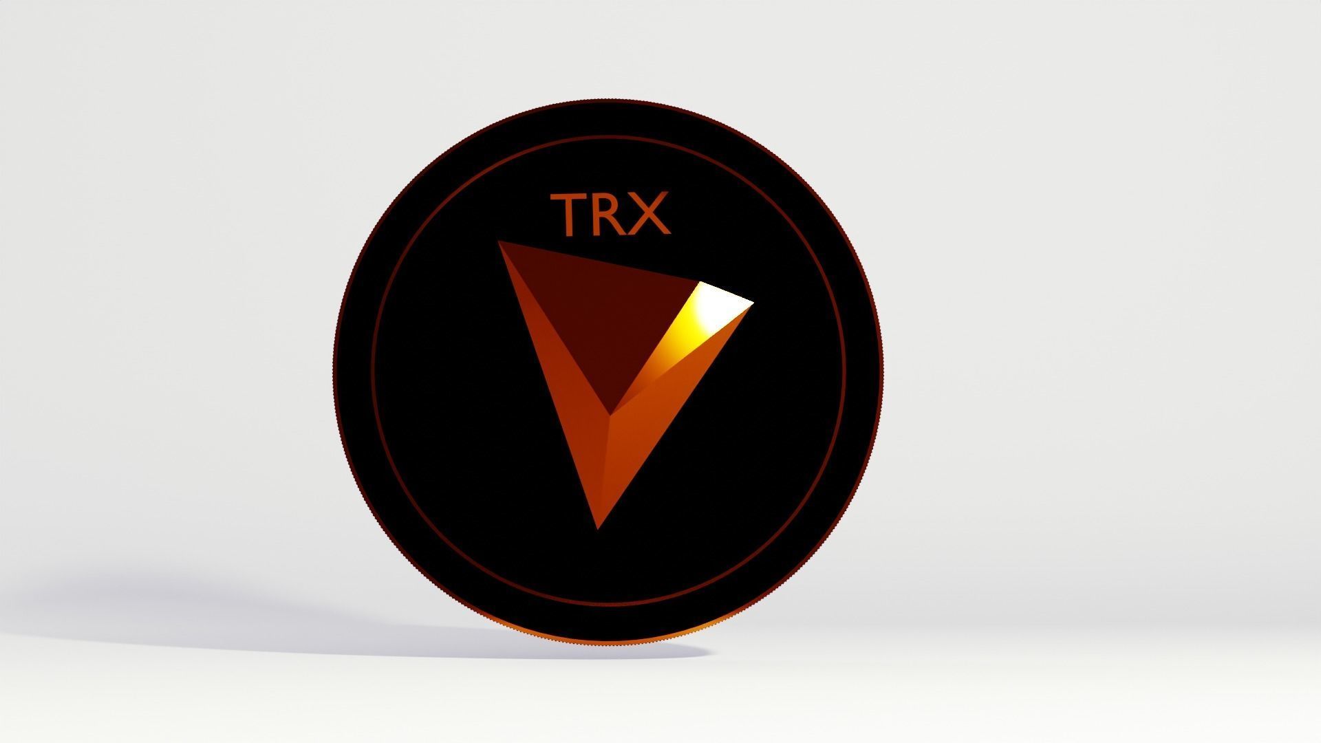 Set crypto currency  1 Bitcoin  2Tron 3Litecoin 4 Ethereum Free 3D model_8