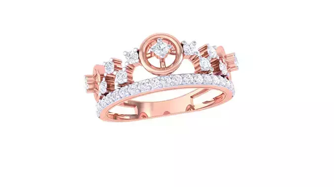 Women Wedding Ring 3dm STL OBJ FBX Renders Details