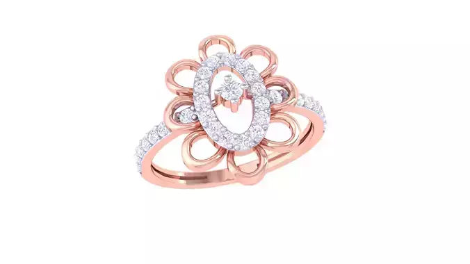 Women Wedding Ring 3dm STL OBJ FBX Renders Details