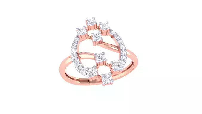 Women Wedding Ring 3dm STL OBJ FBX Renders Details