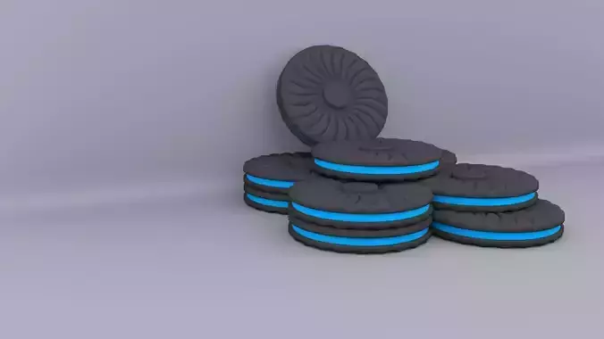 kicksnack oreo cookies Low-poly 3D model