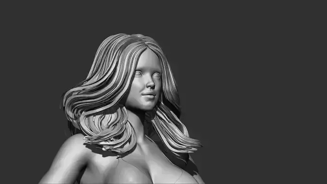 Female 3d print woman 3D model Female 3d print woman 3D model