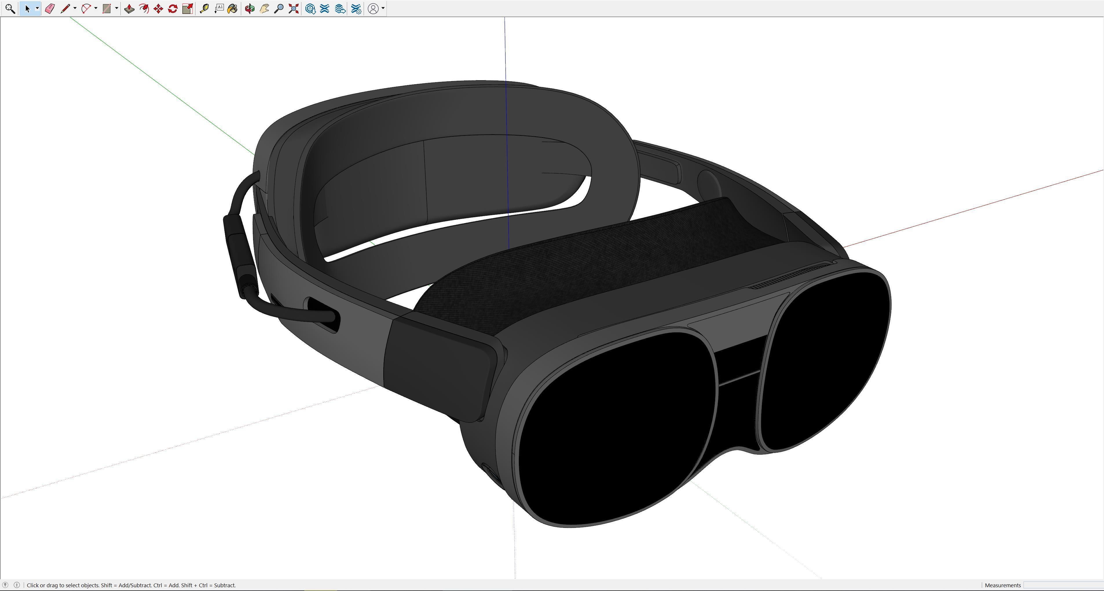 HTC VIVE XR Elite - VR Headset 3D model_13