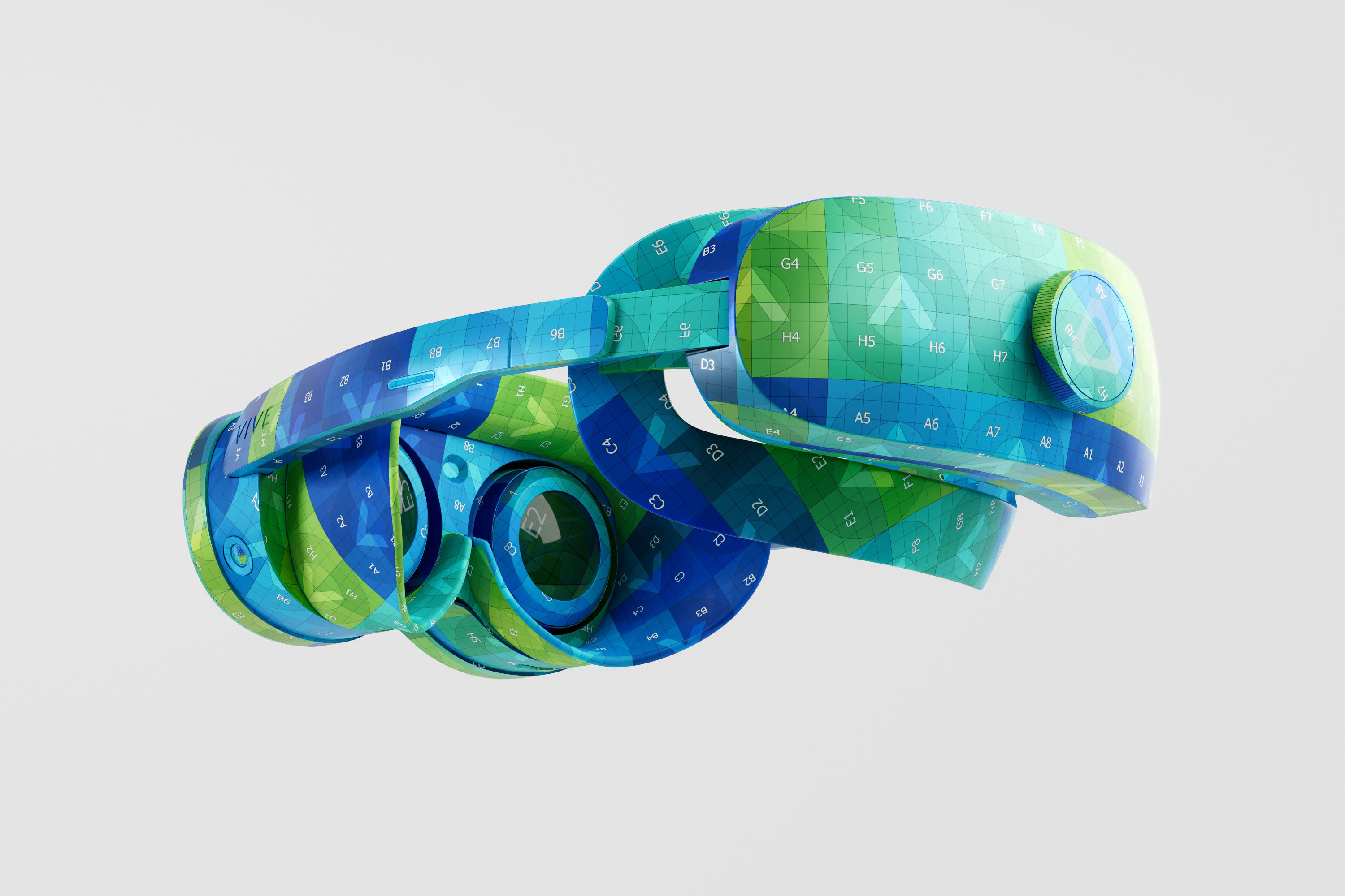 HTC VIVE XR Elite - VR Headset 3D model_9