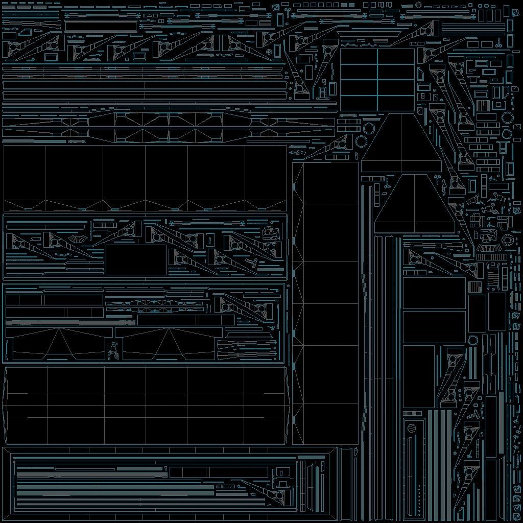 Railway cargo car 3D model_11
