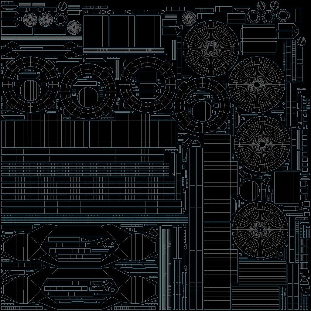 Railway cargo car 3D model_13