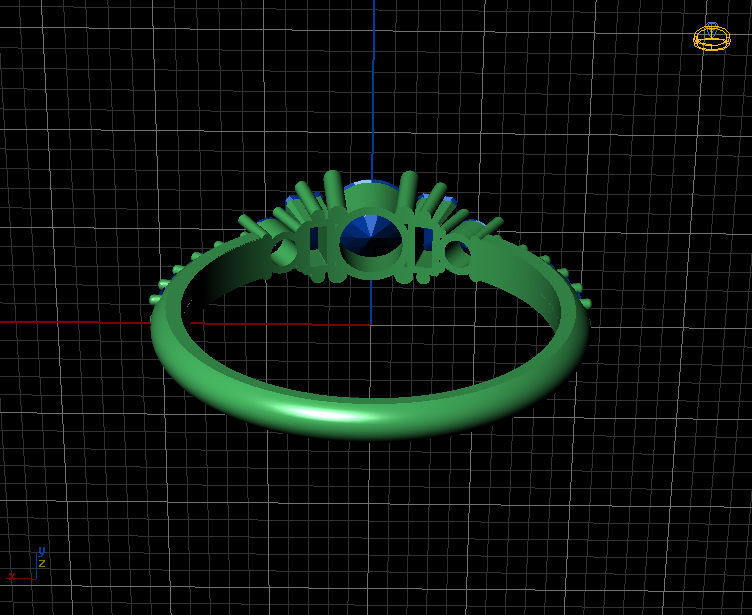 delicate ring  3D print model_9