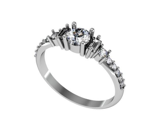 delicate ring  3D print model_6