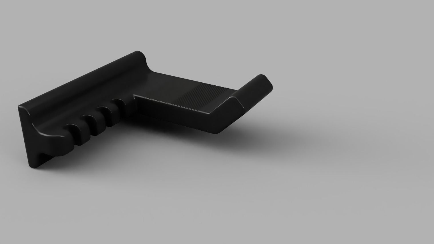 Headphone and cable holder 3D print model_3