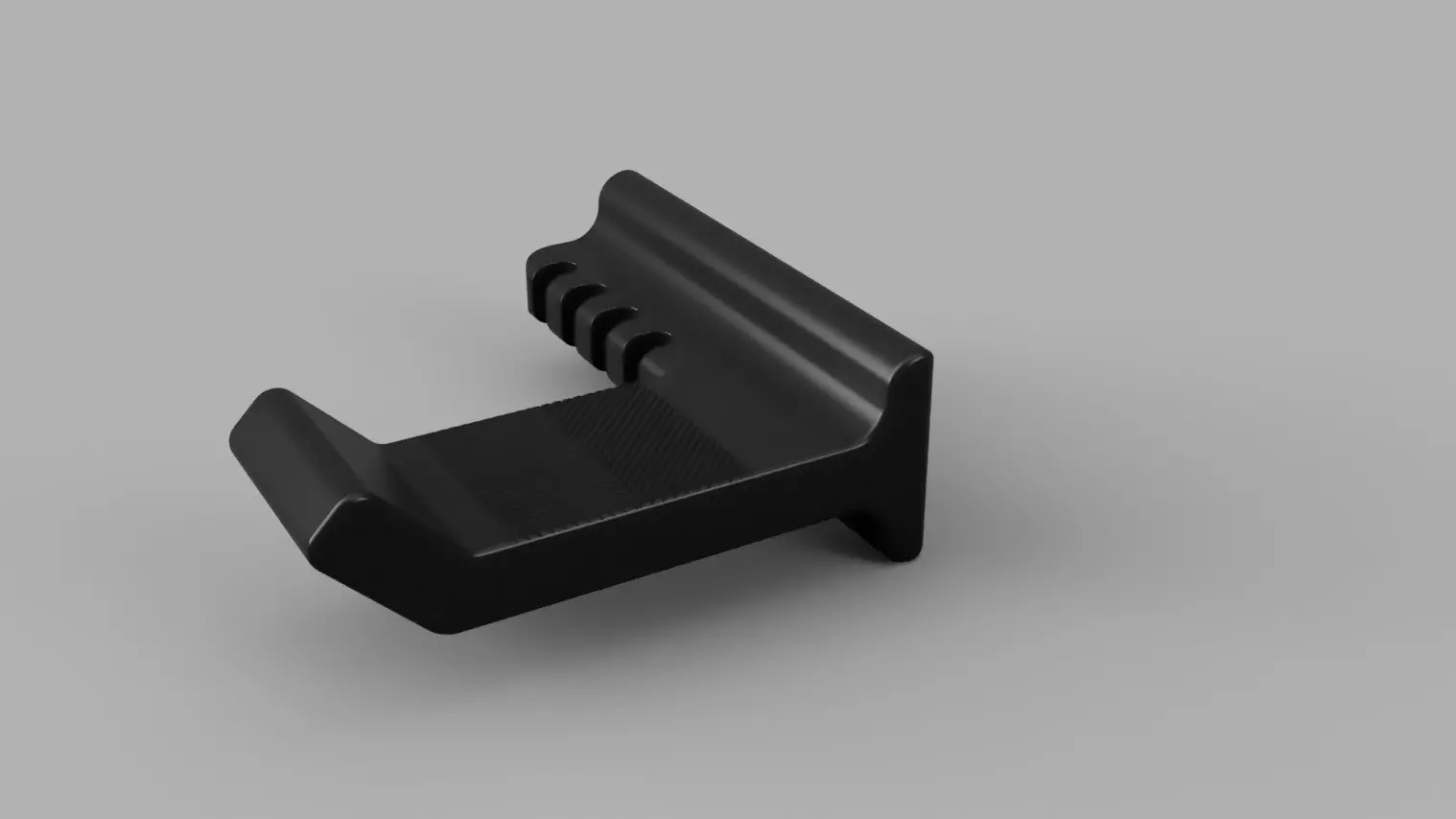 Headphone and cable holder 3D print model_0