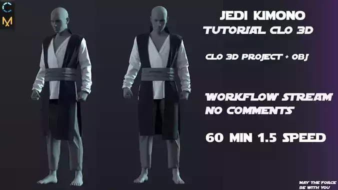 Jedi kimono with tutorial