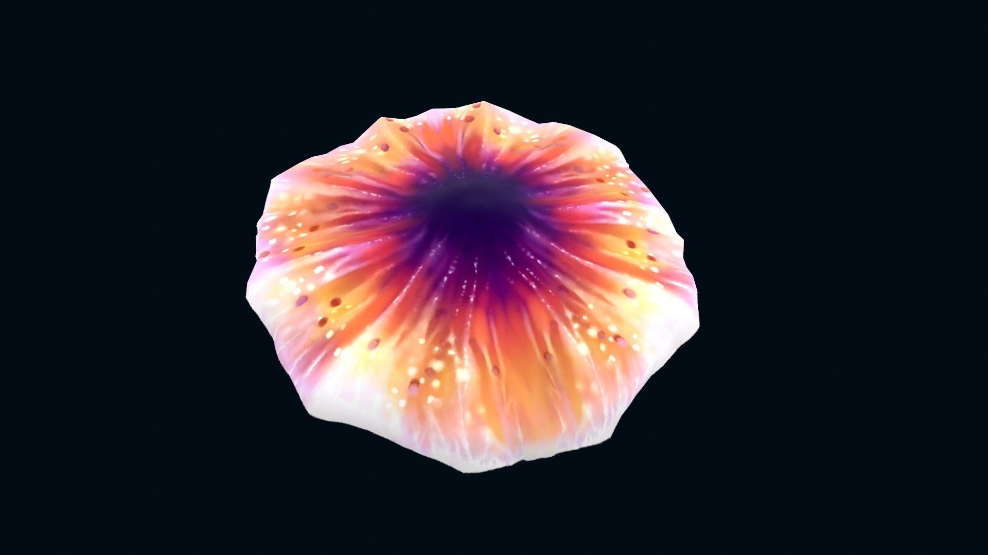 low-poly animated jellyfish Low-poly 3D model_5
