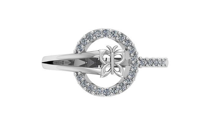 Engagement Ring 3D print model