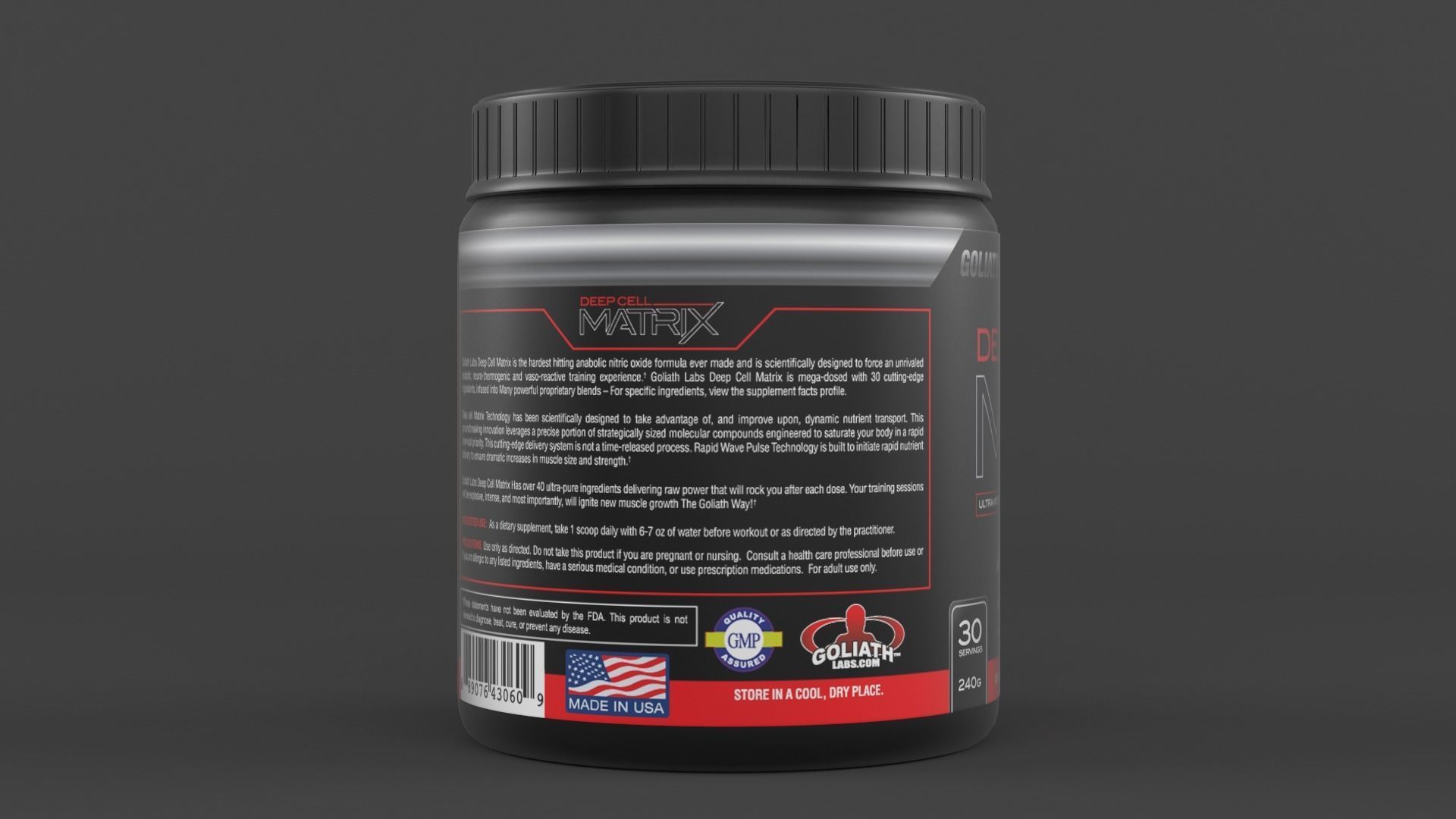 Protein Powder 3D model_3