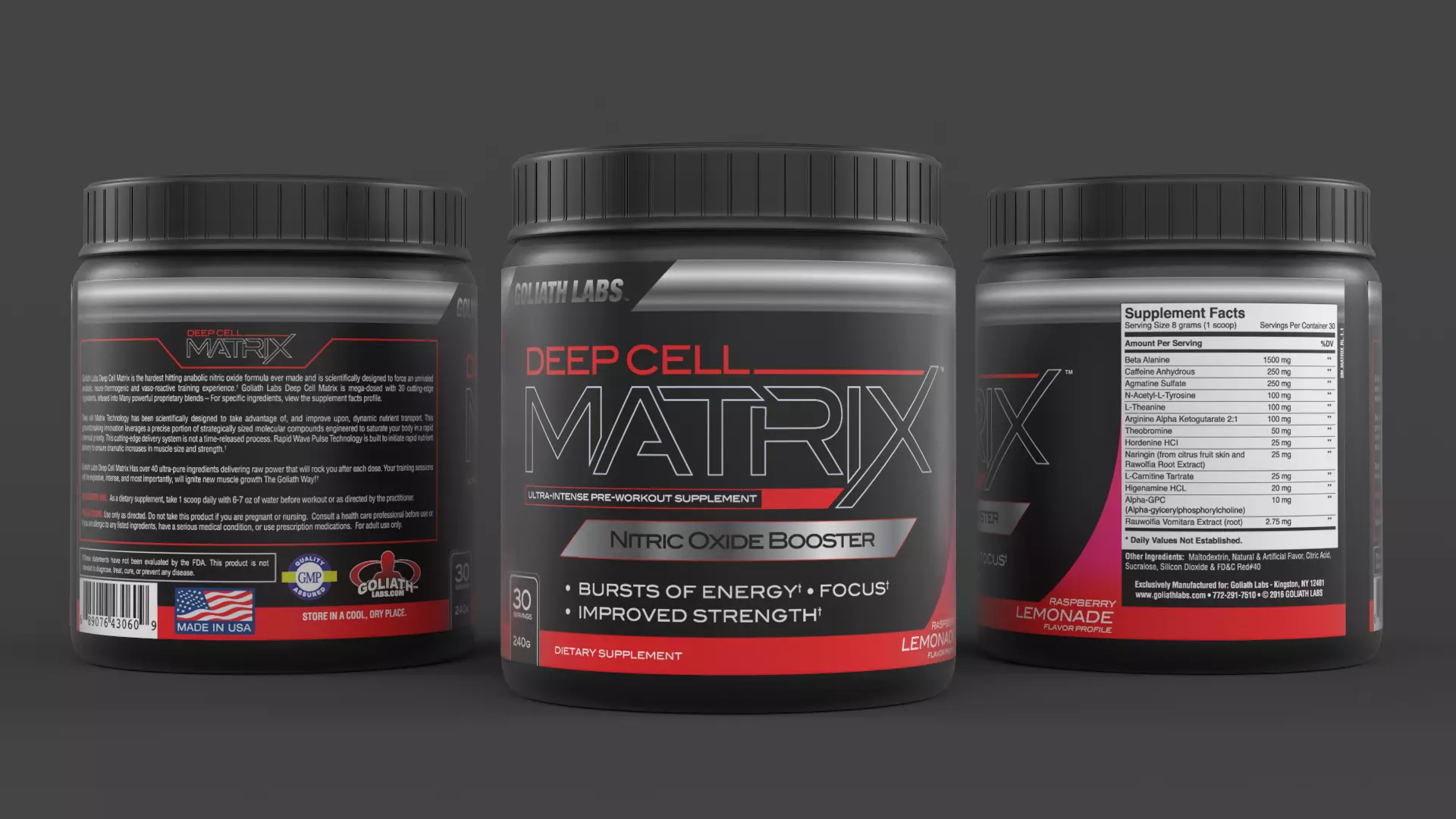 Protein Powder 3D model_0