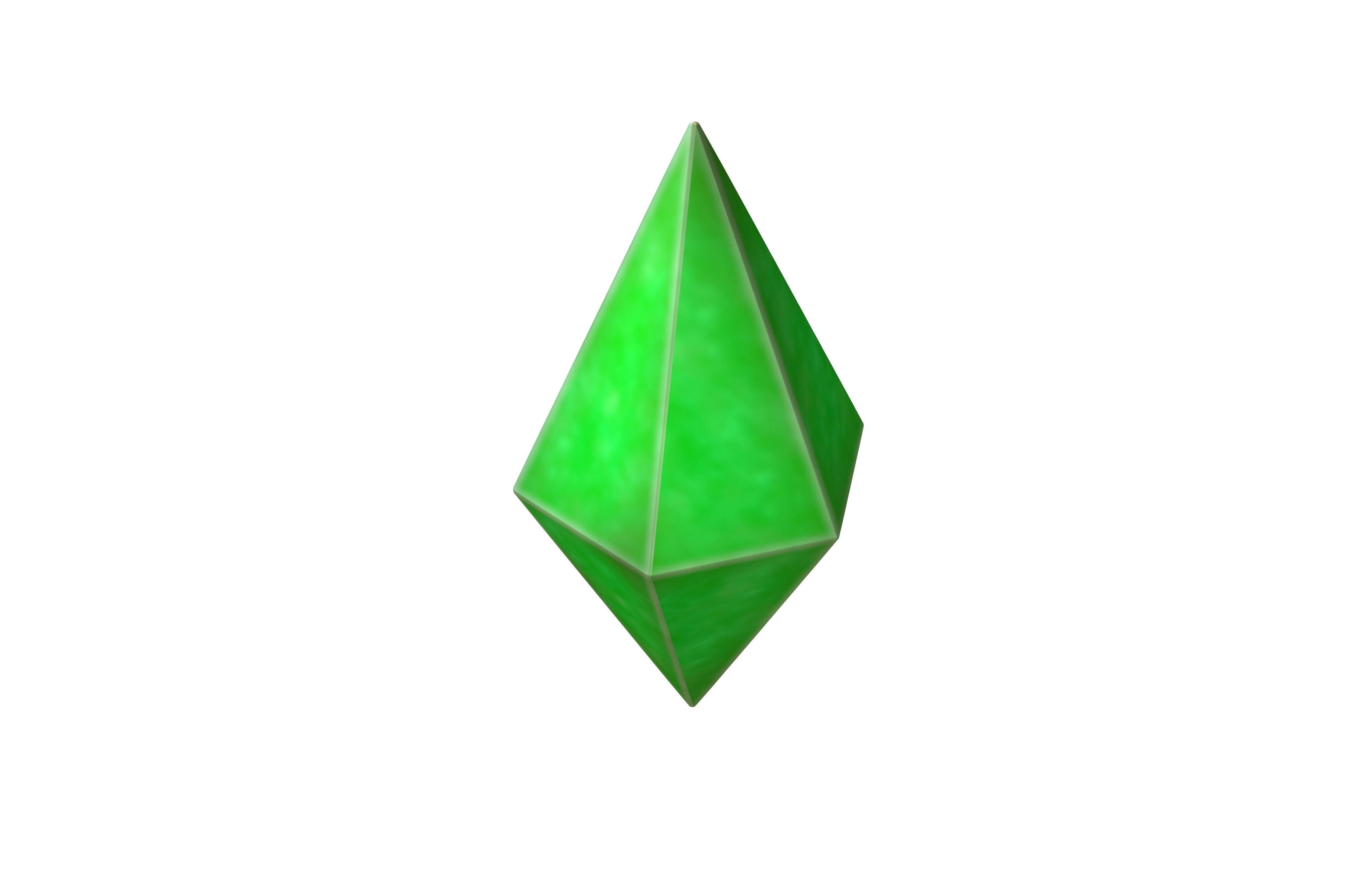 Crystal v1 005 Low-poly 3D model_2