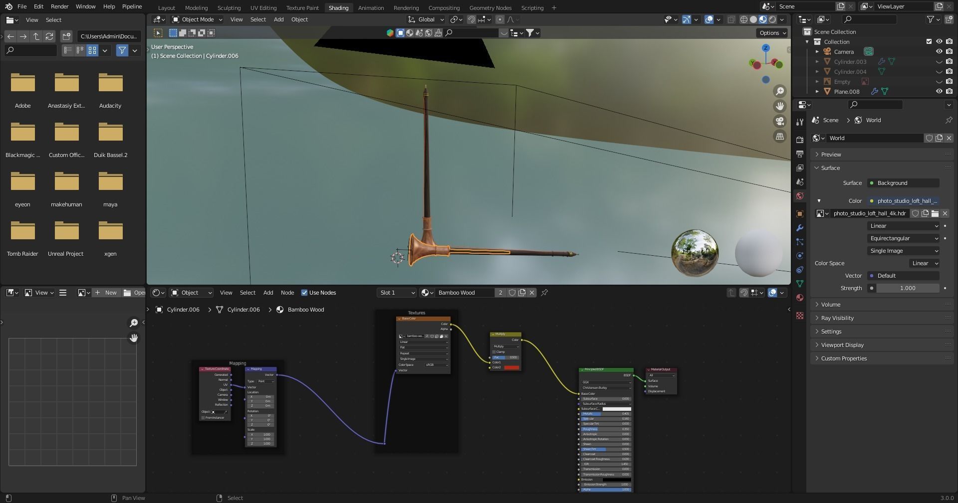 Nadaswaram music instrument 3D model_6