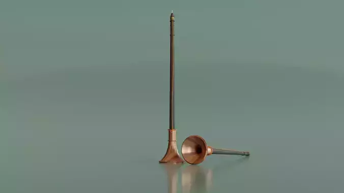 Nadaswaram music instrument 3D model