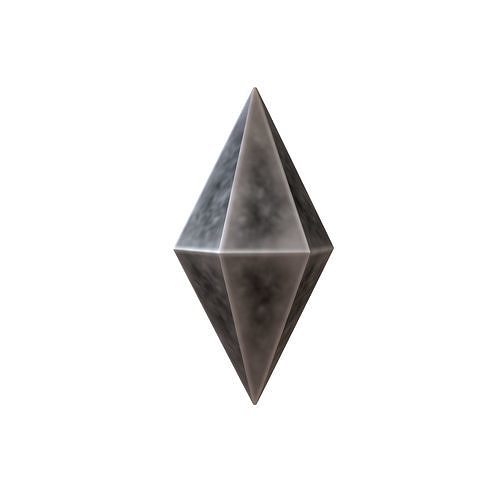 Crystal v1 010 Low-poly 3D model