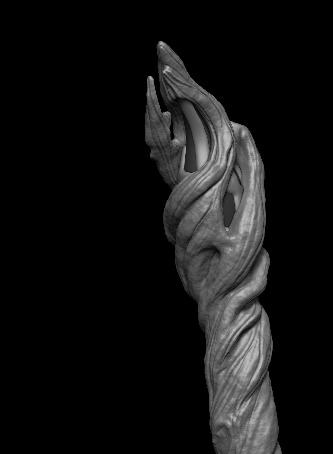 Gandalf cane-Gandalf staff 3d model 3D print model_3