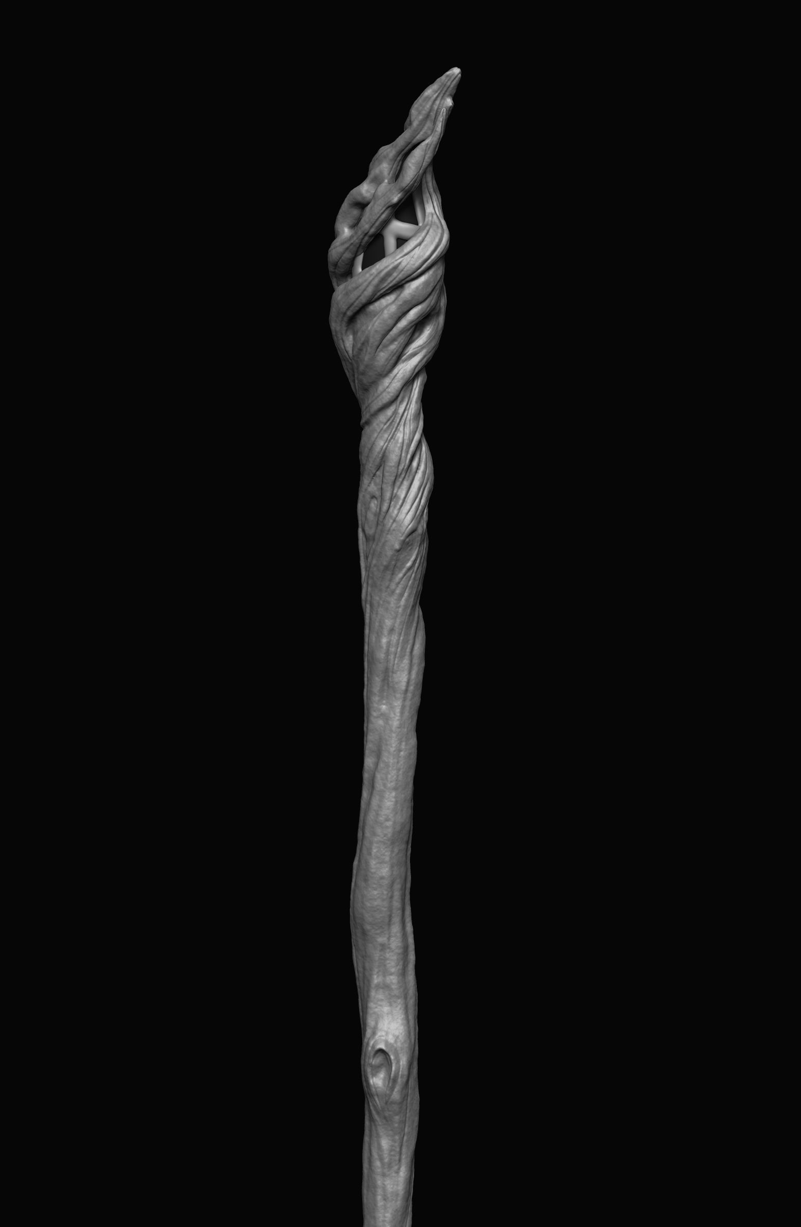 Gandalf cane-Gandalf staff 3d model 3D print model_10