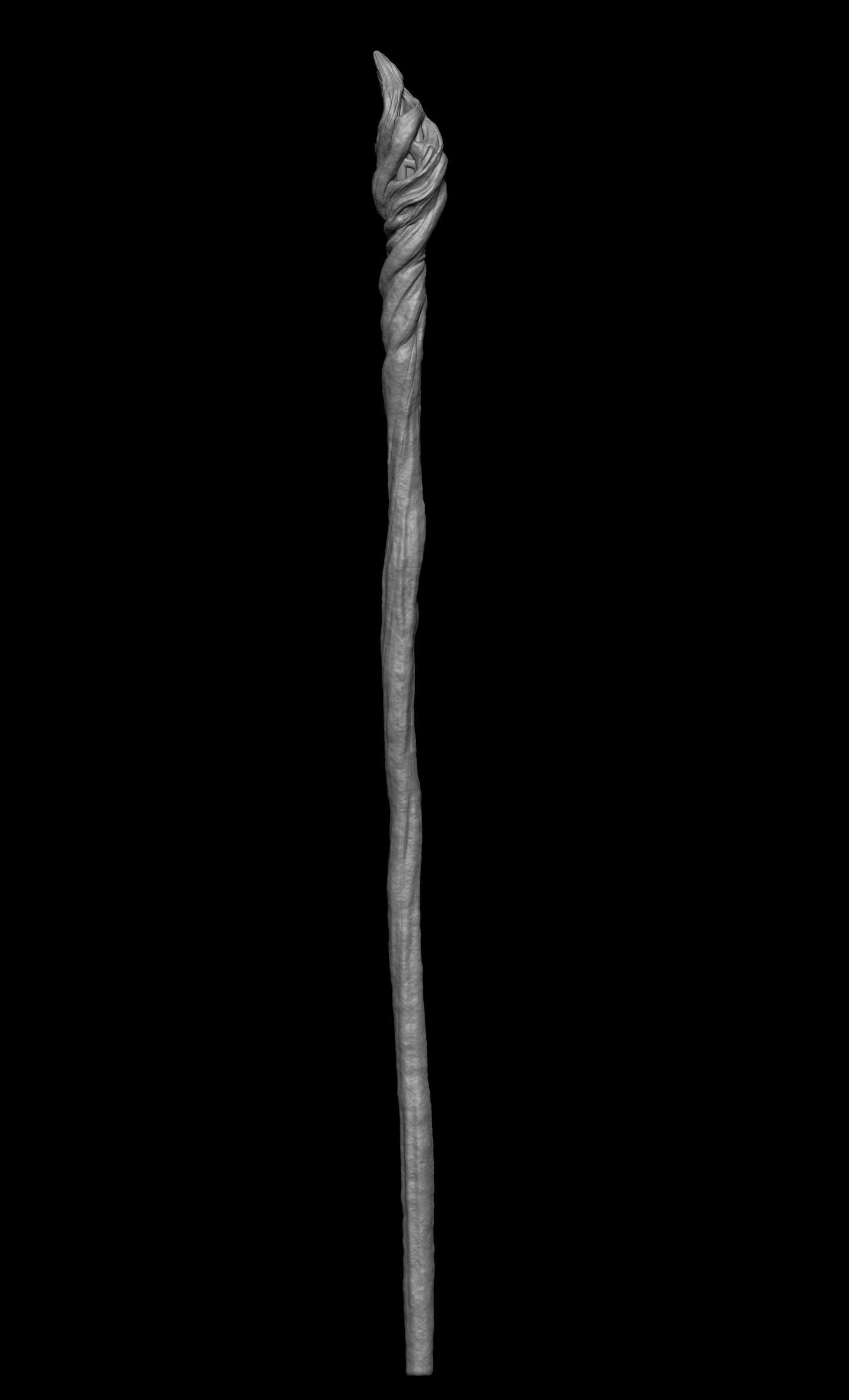 Gandalf cane-Gandalf staff 3d model 3D print model_11