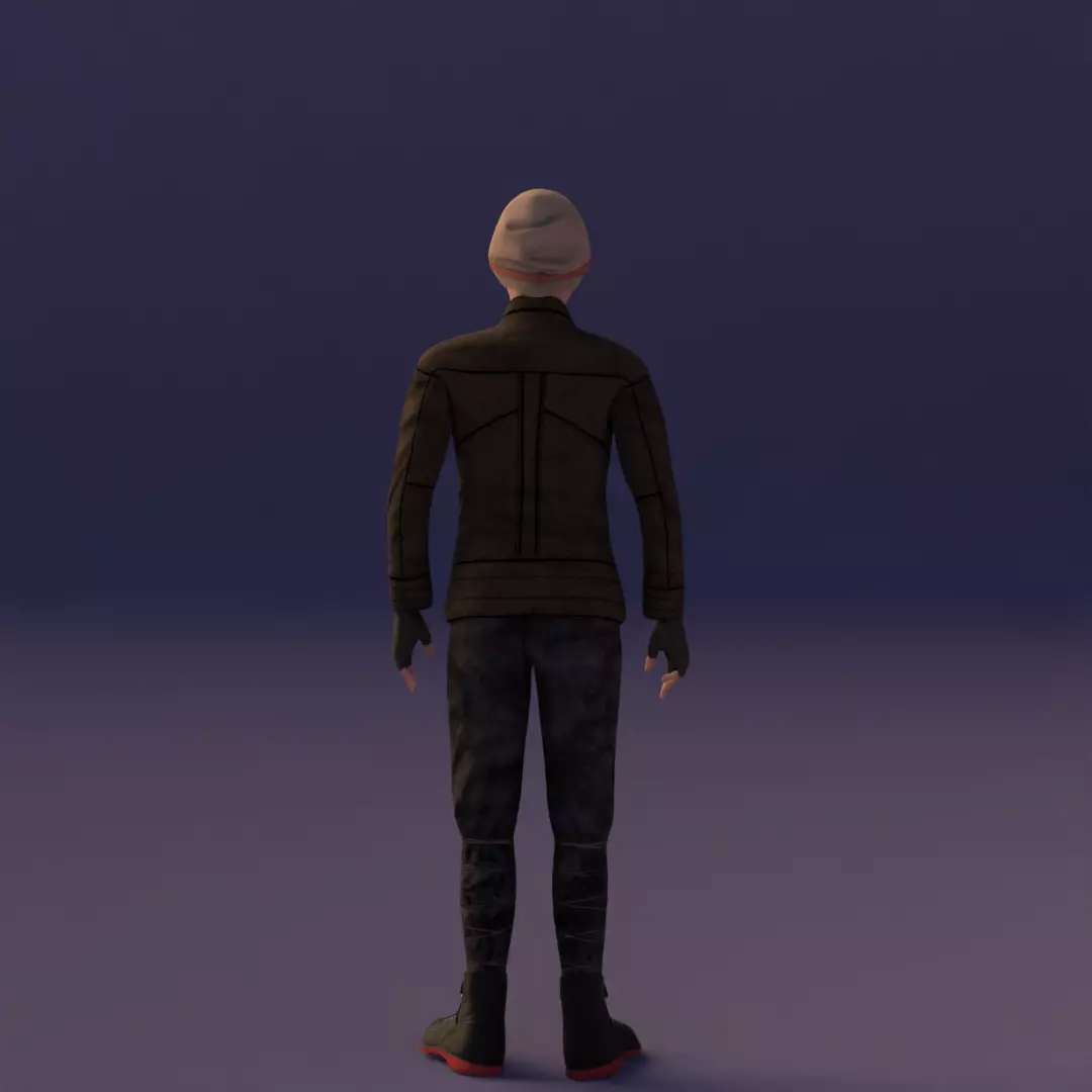 Paul 3D Character 3D model_0