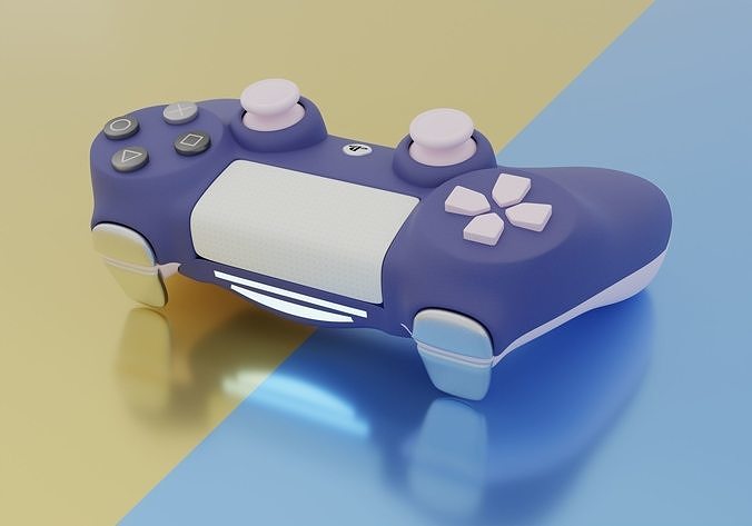Gamepad playstation controller 3D model