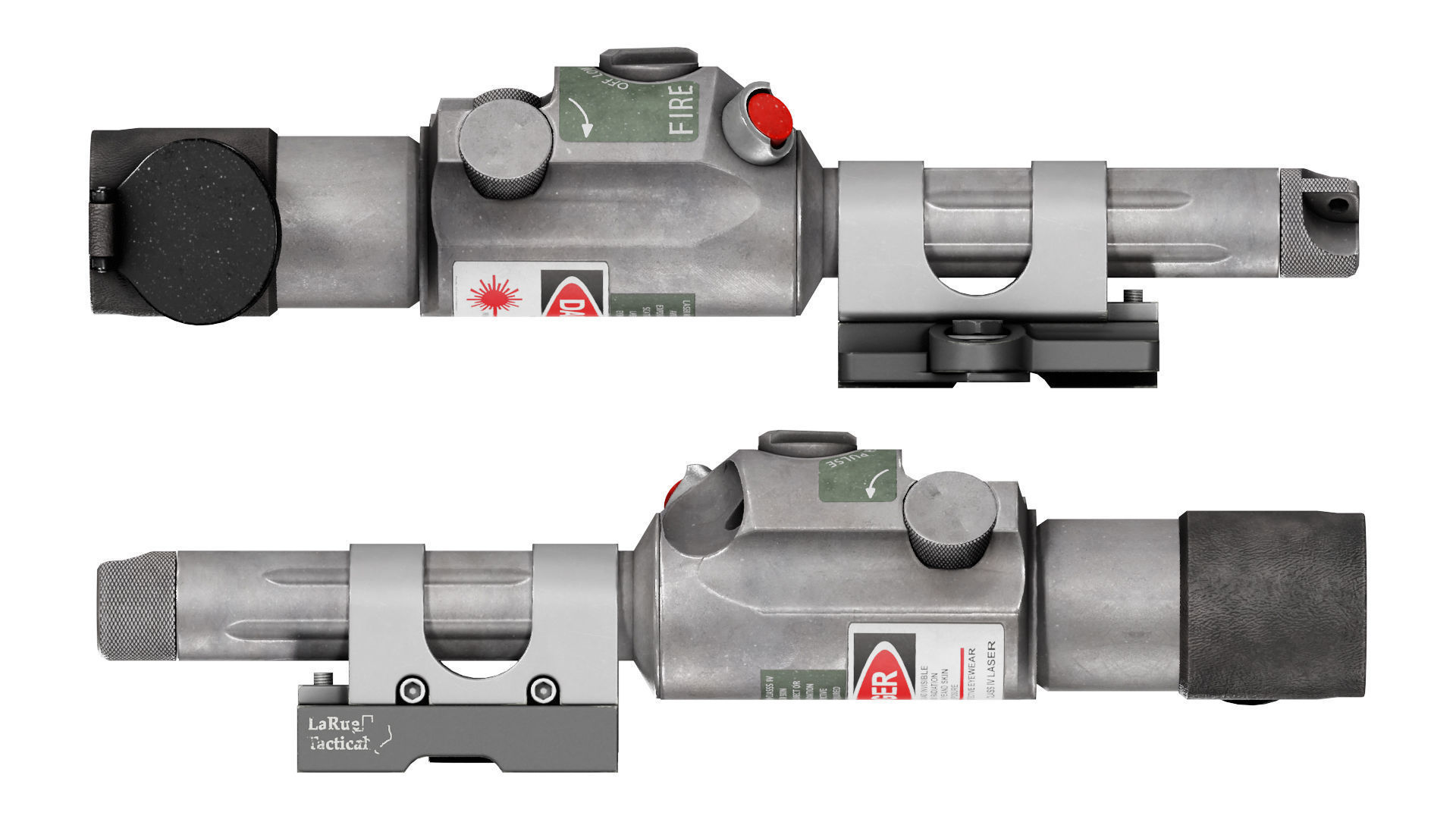 IZLID ULTRA HIGH POWER LASER Low-poly 3D model_5