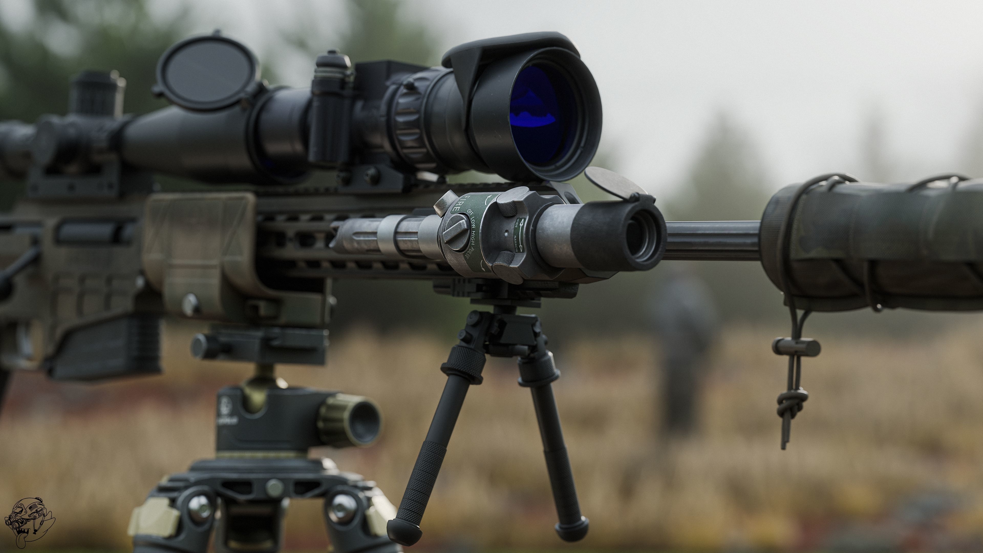 IZLID ULTRA HIGH POWER LASER Low-poly 3D model_4