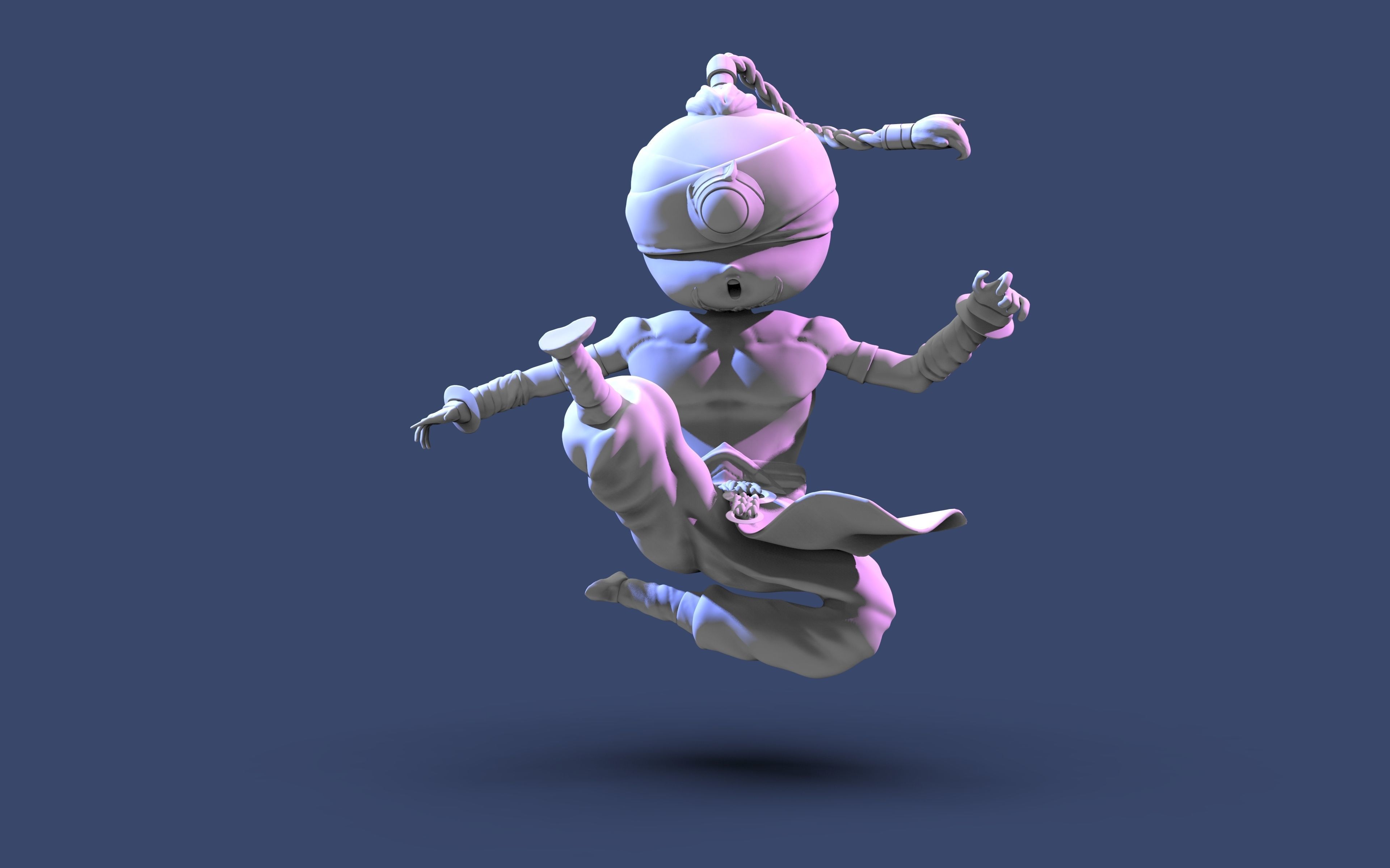 Chibi Lee Sin 3D print model_11