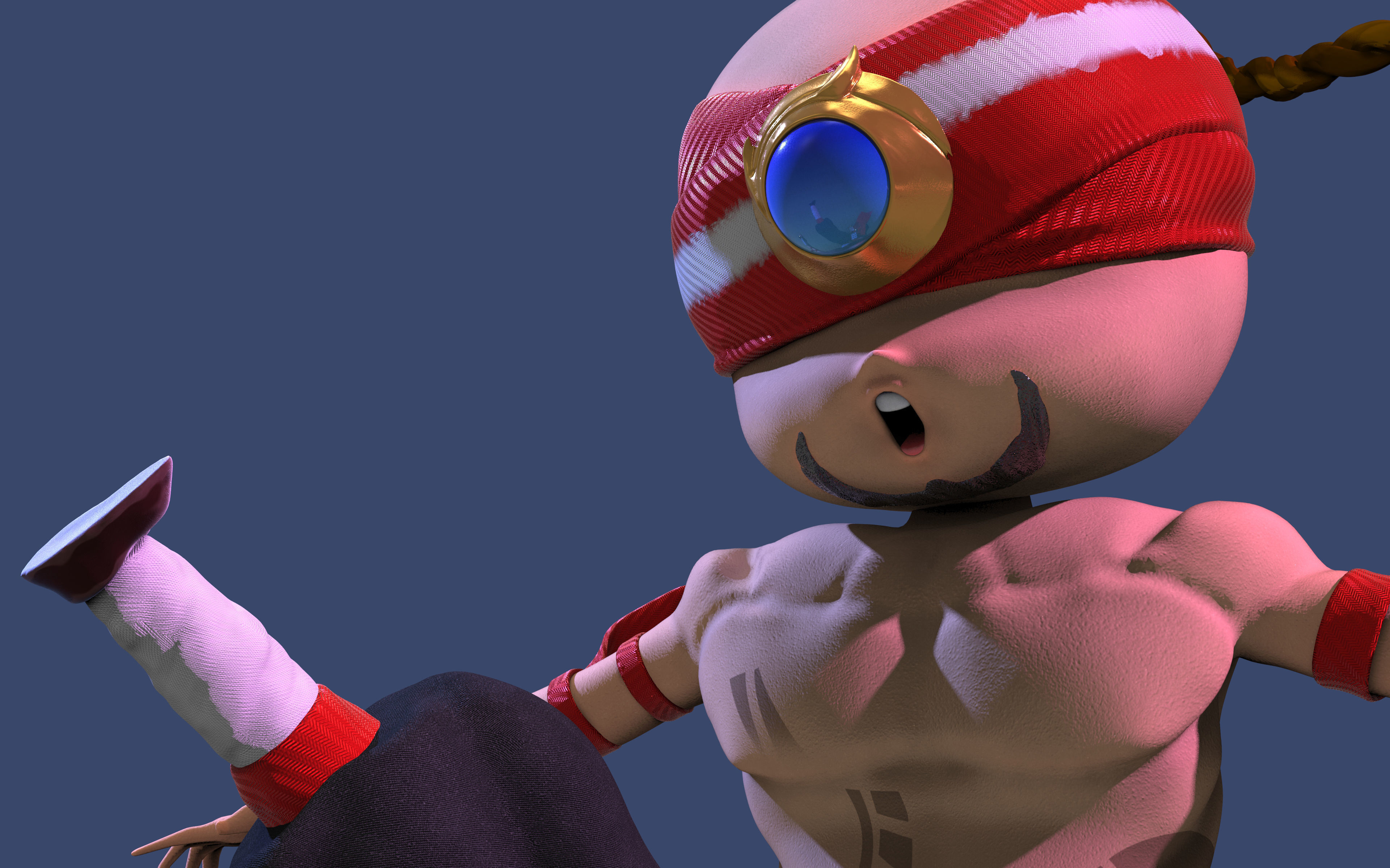 Chibi Lee Sin 3D print model_5