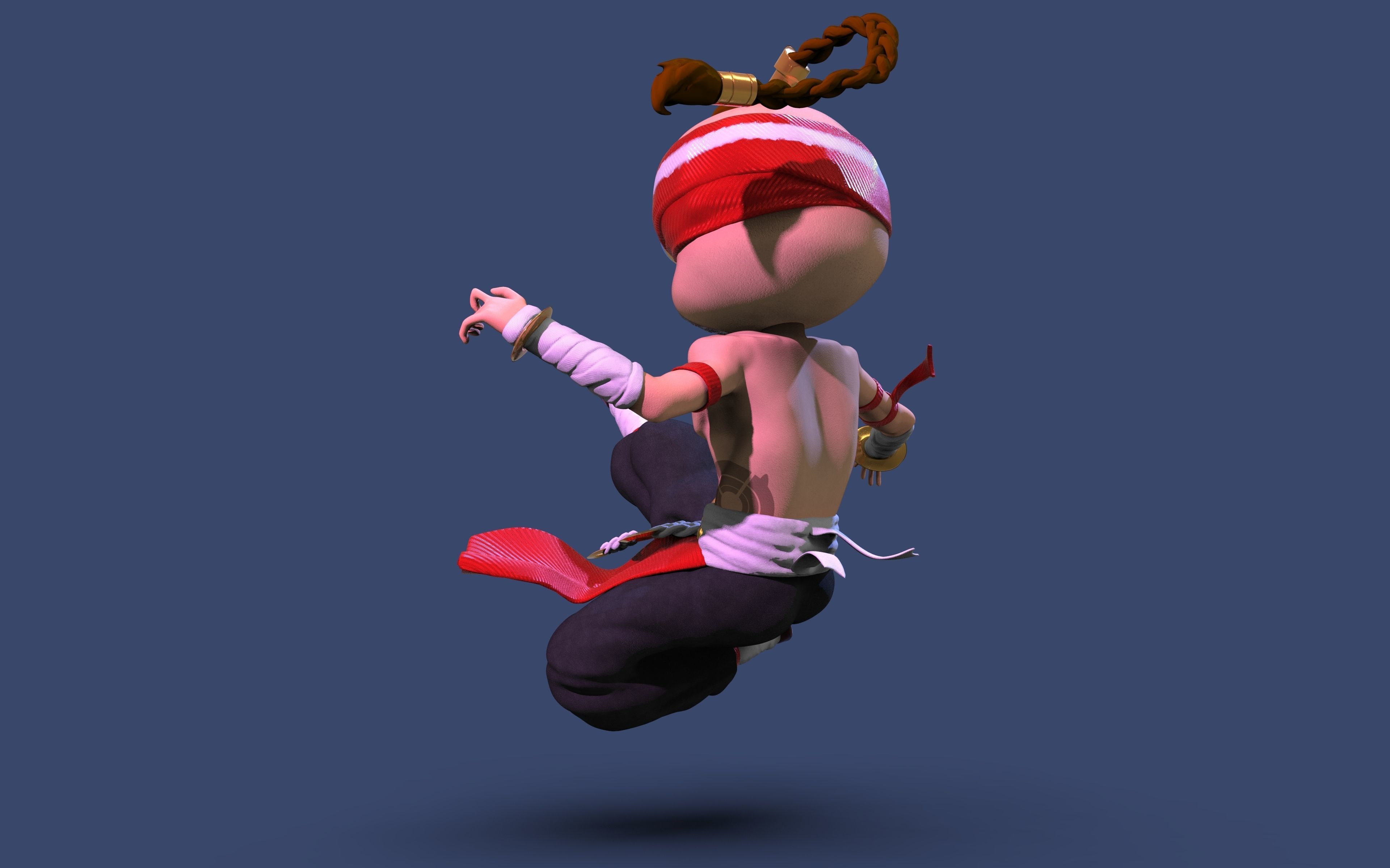 Chibi Lee Sin 3D print model_3