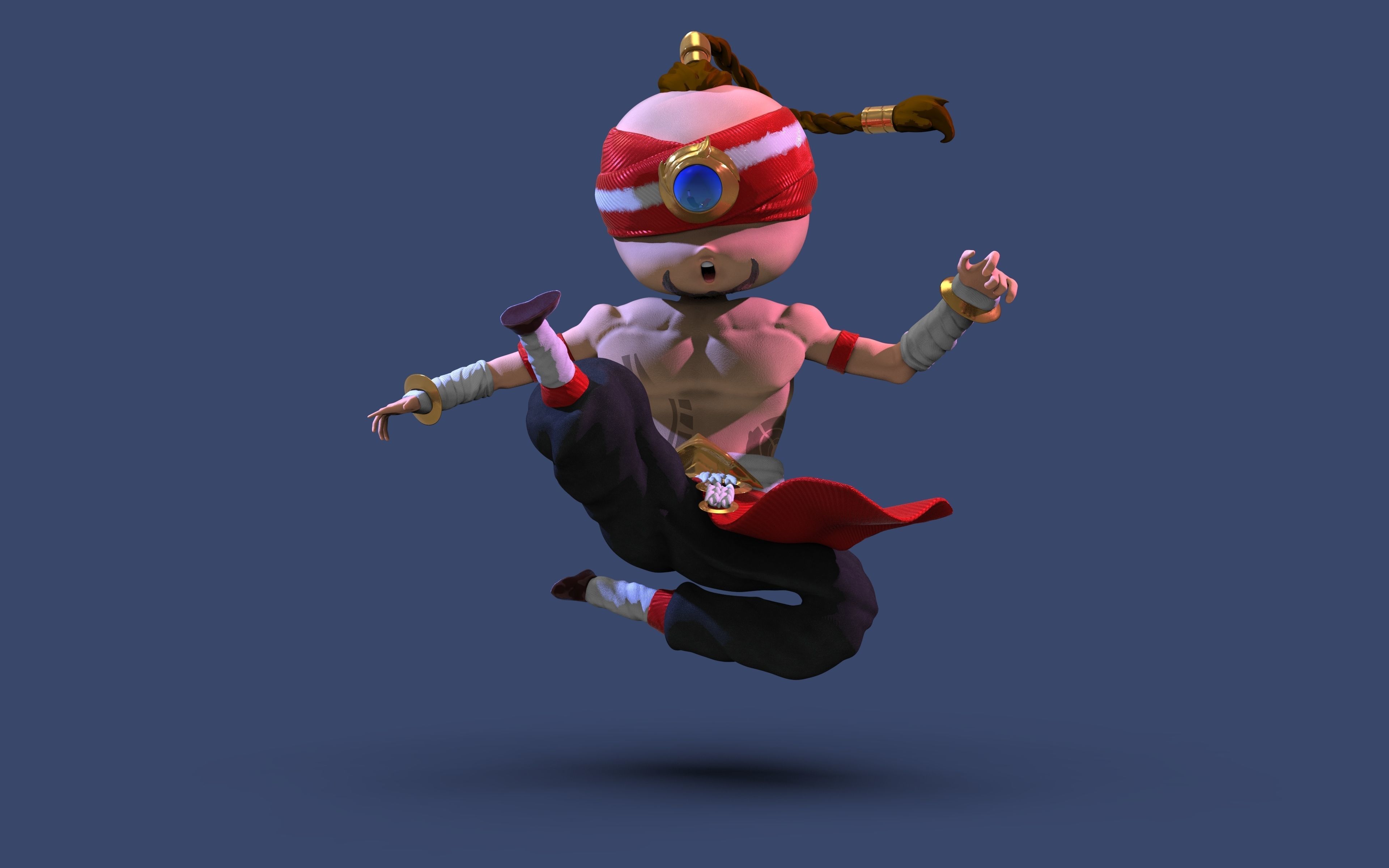 Chibi Lee Sin 3D print model_4