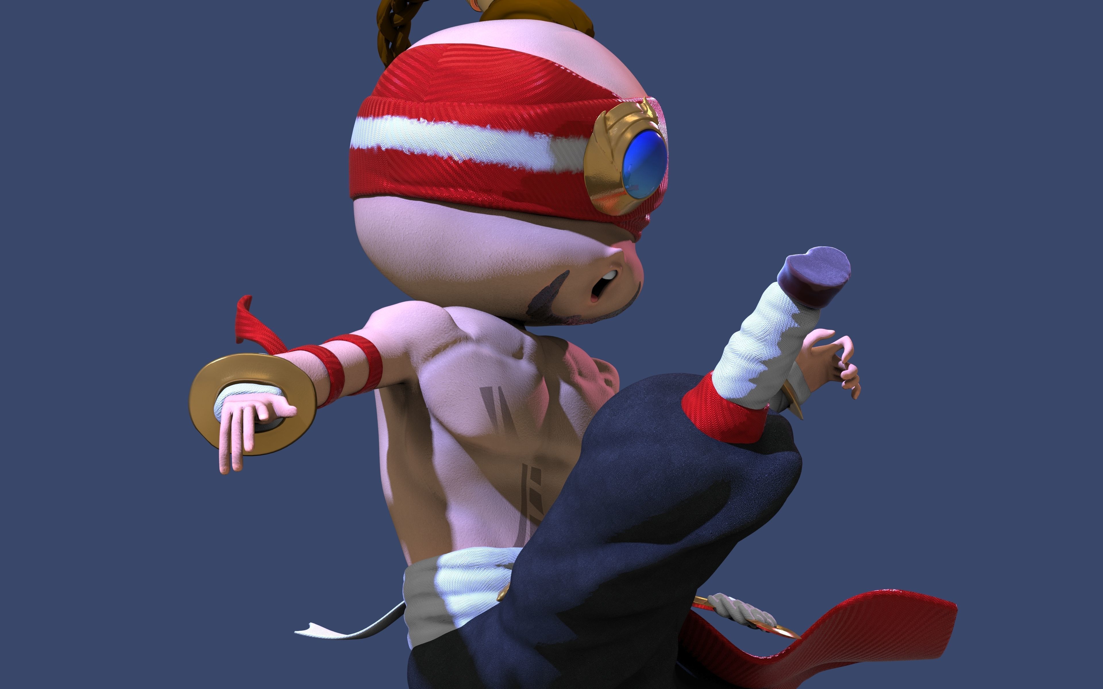 Chibi Lee Sin 3D print model_6