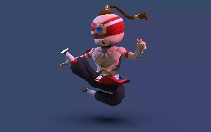 Chibi Lee Sin 3D print model