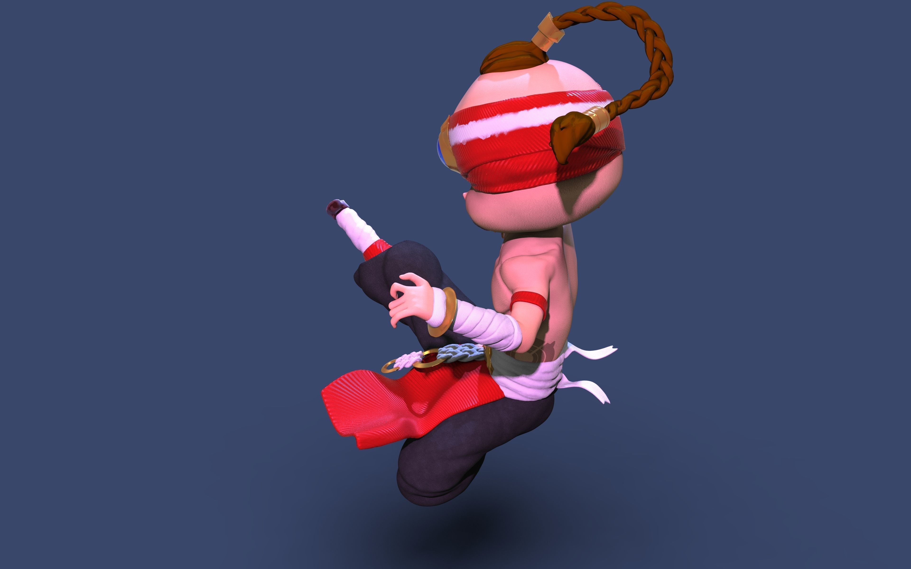 Chibi Lee Sin 3D print model_7