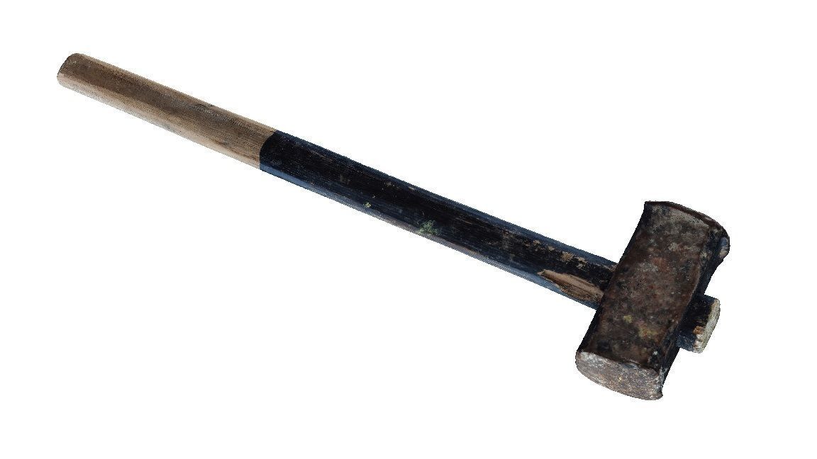 Old sledgehammer 3D model_1