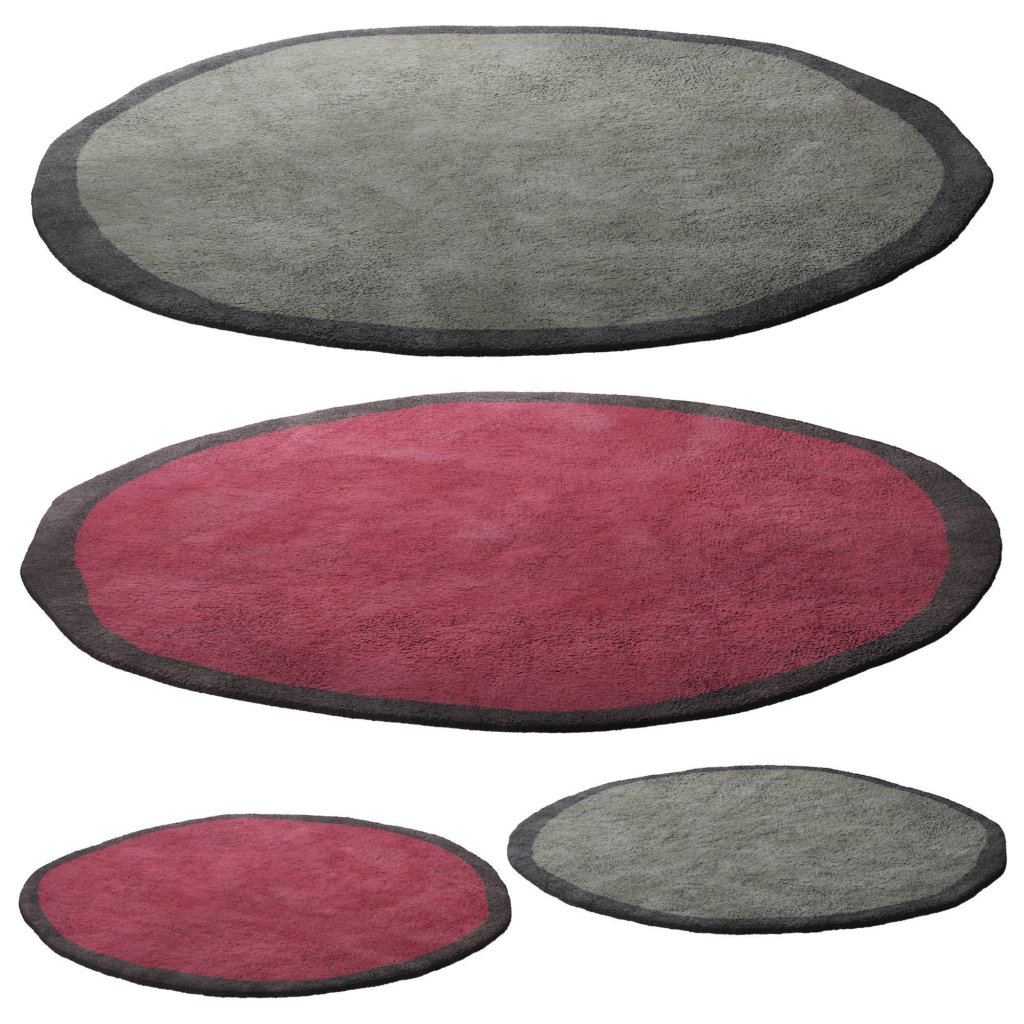 207 rugs and carpets 01 aros series by nanimarquina 01 3D model_1