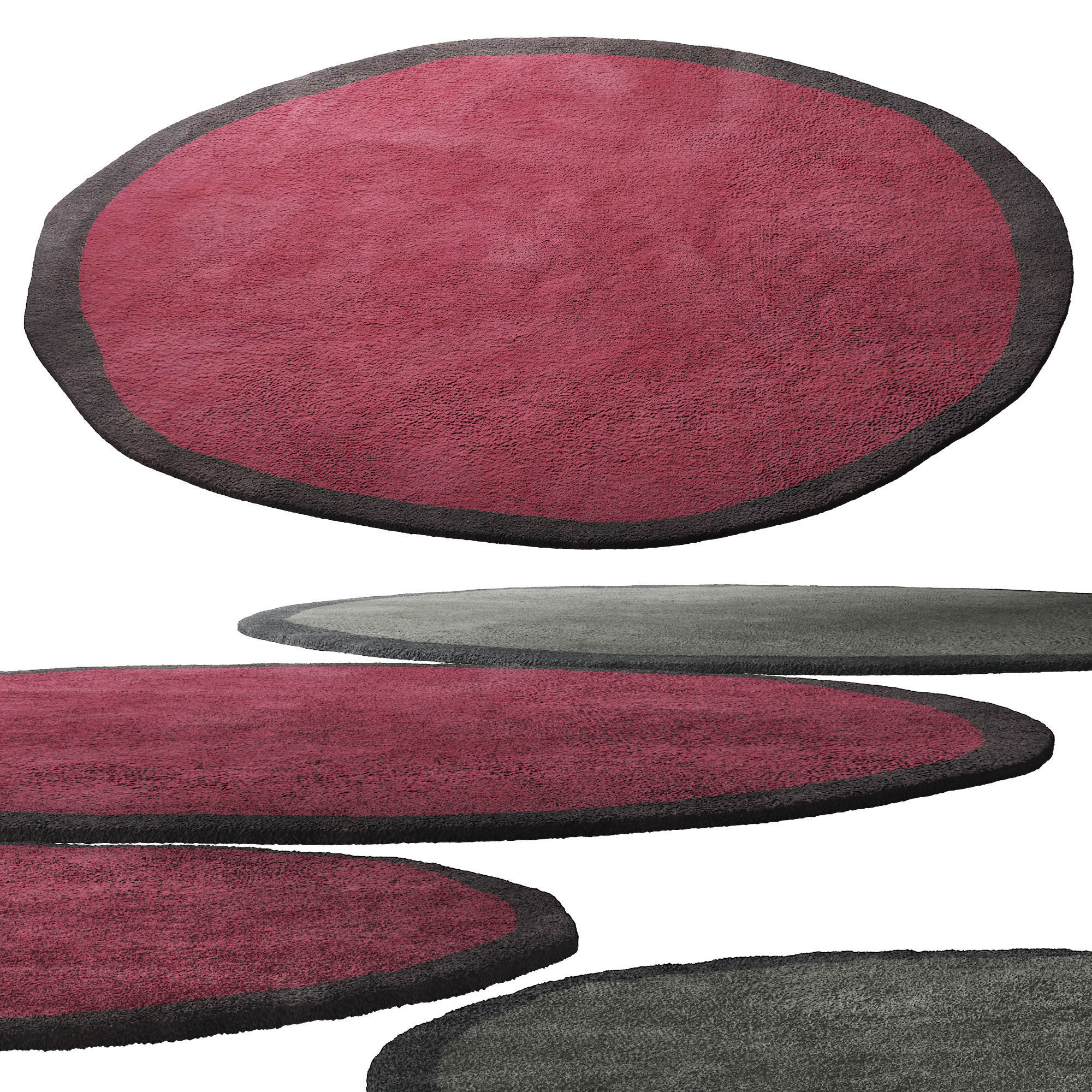 207 rugs and carpets 01 aros series by nanimarquina 01 3D model_2