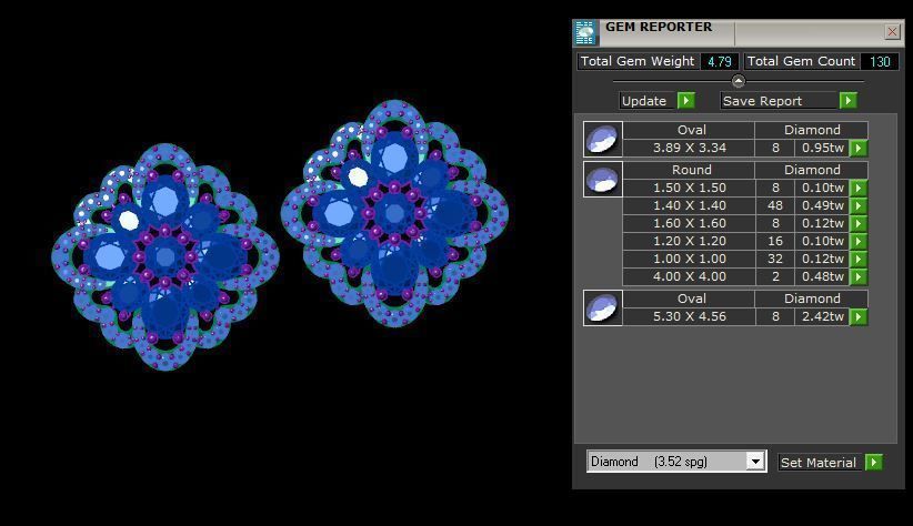 Earrings 3D print model_3