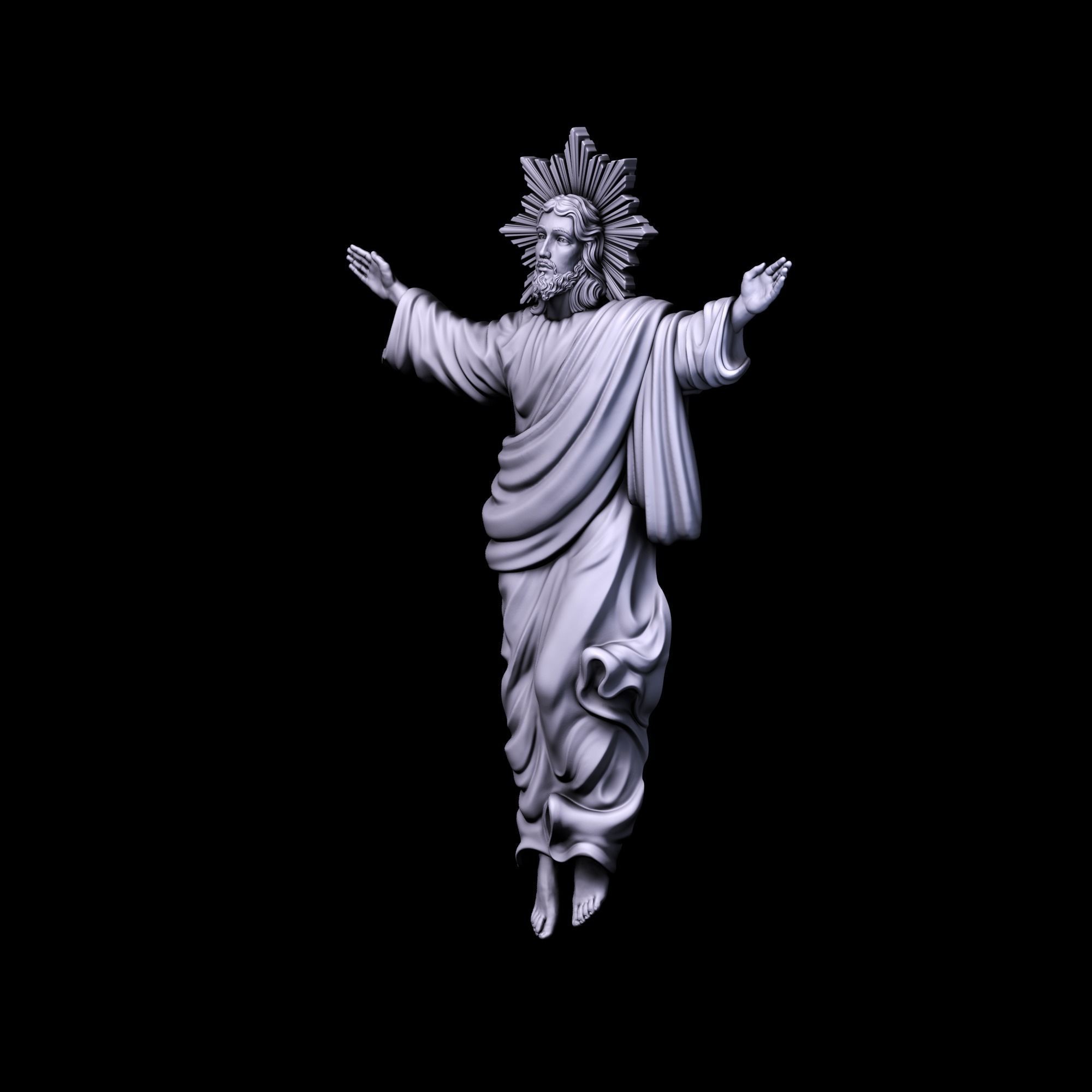 Ascension of the Jesus 3D print model_4