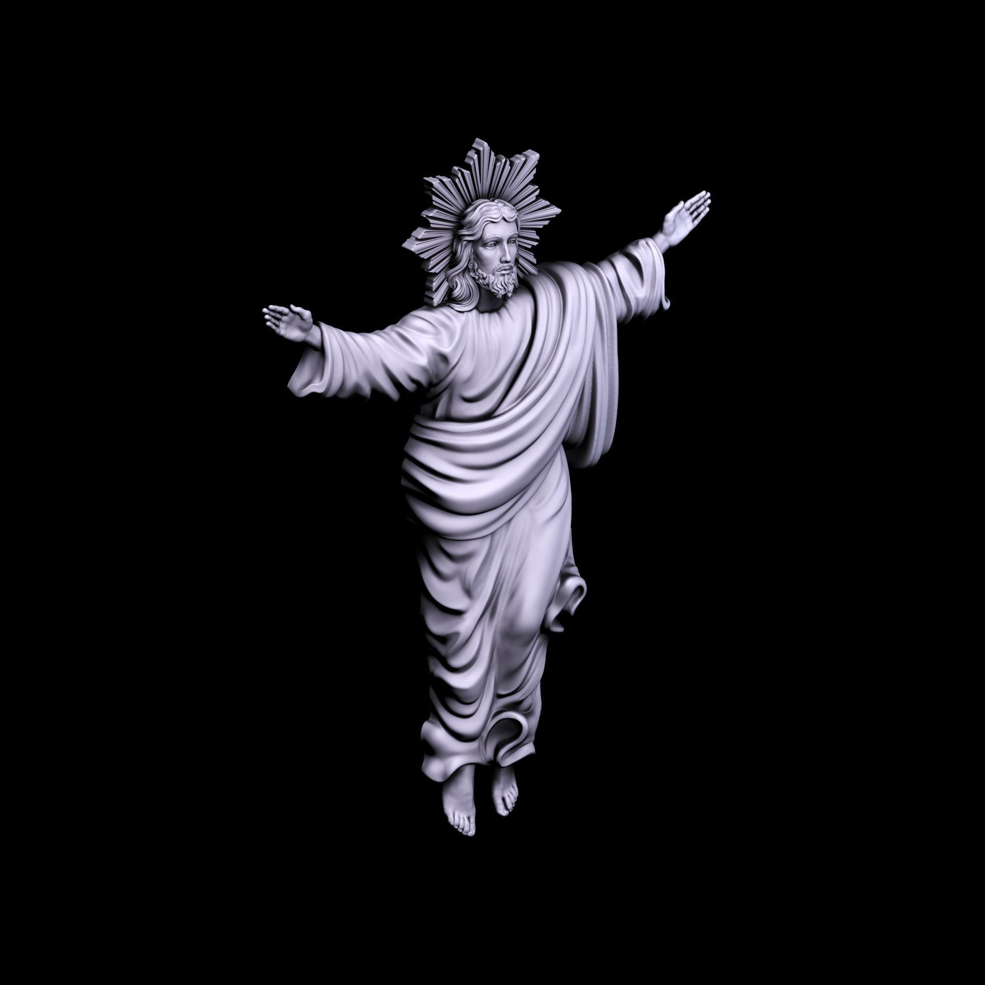 Ascension of the Jesus 3D print model_8