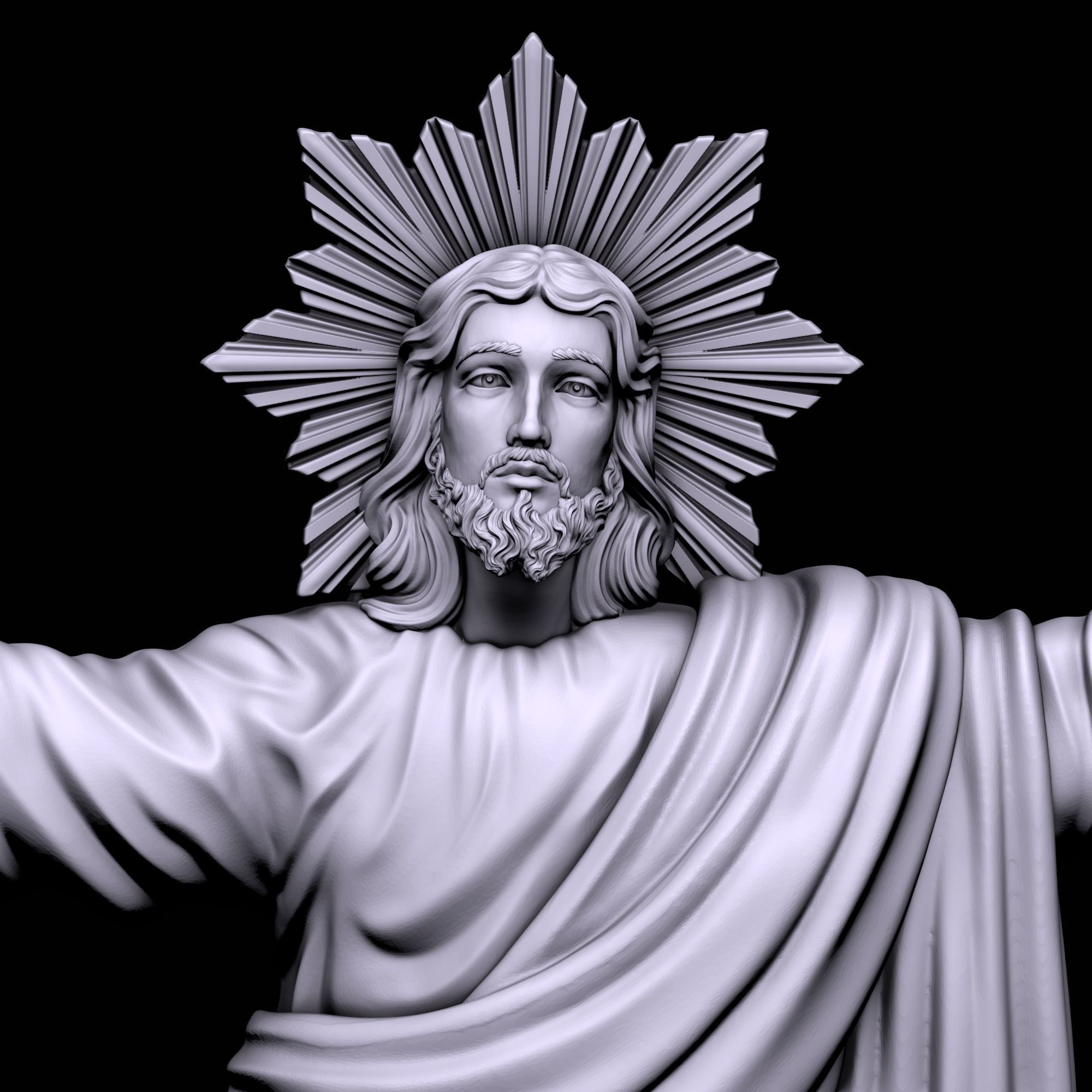 Ascension of the Jesus 3D print model_2