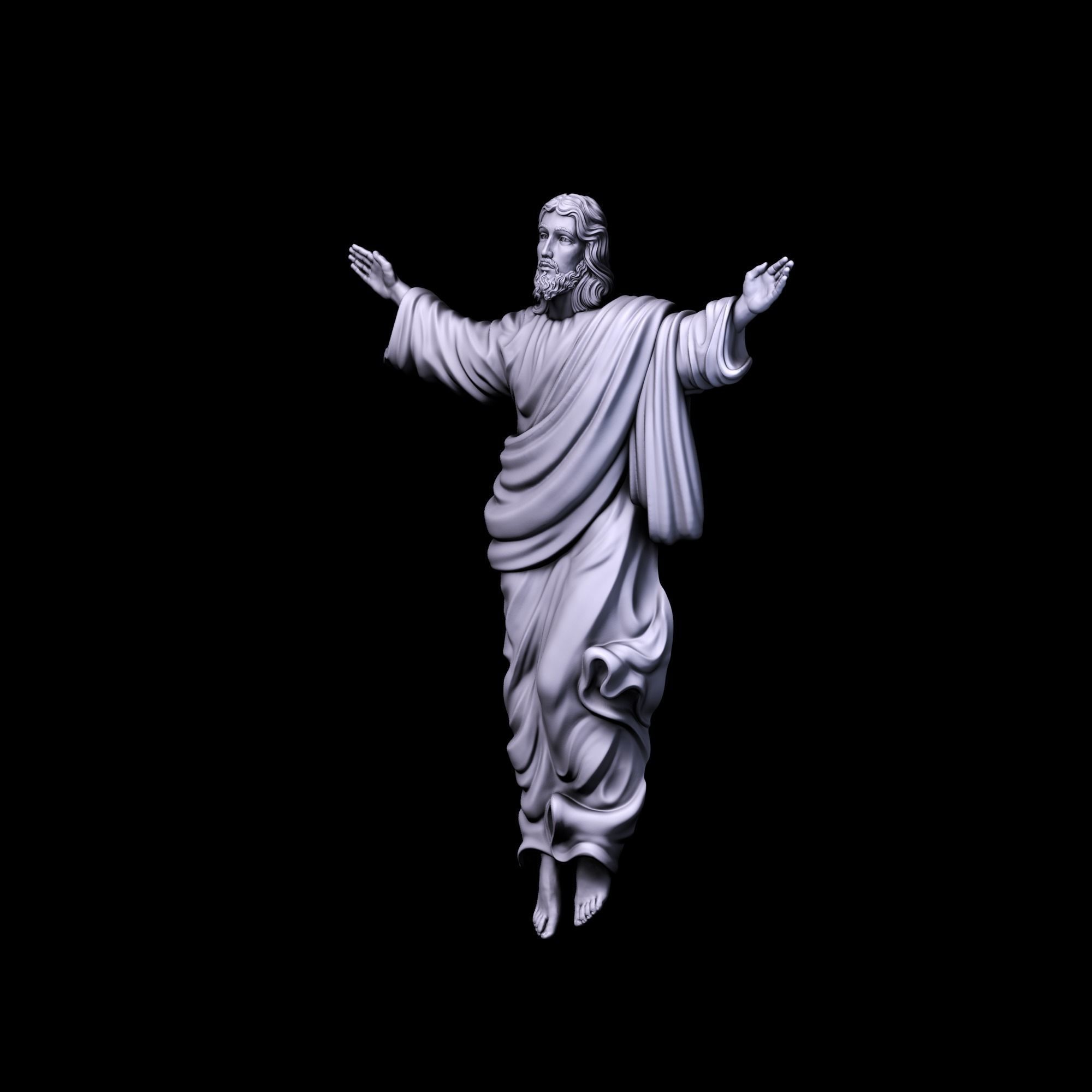 Ascension of the Jesus 3D print model_5