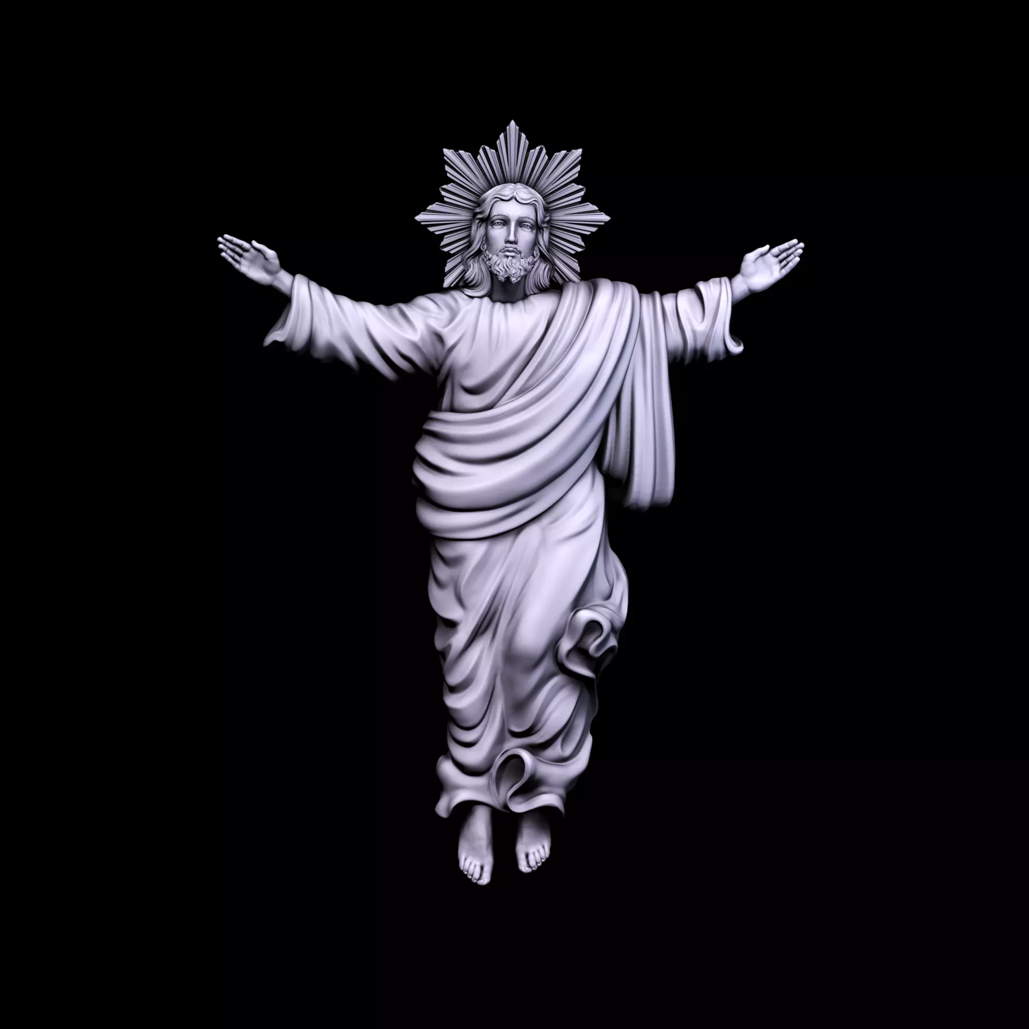 Ascension of the Jesus 3D print model_0