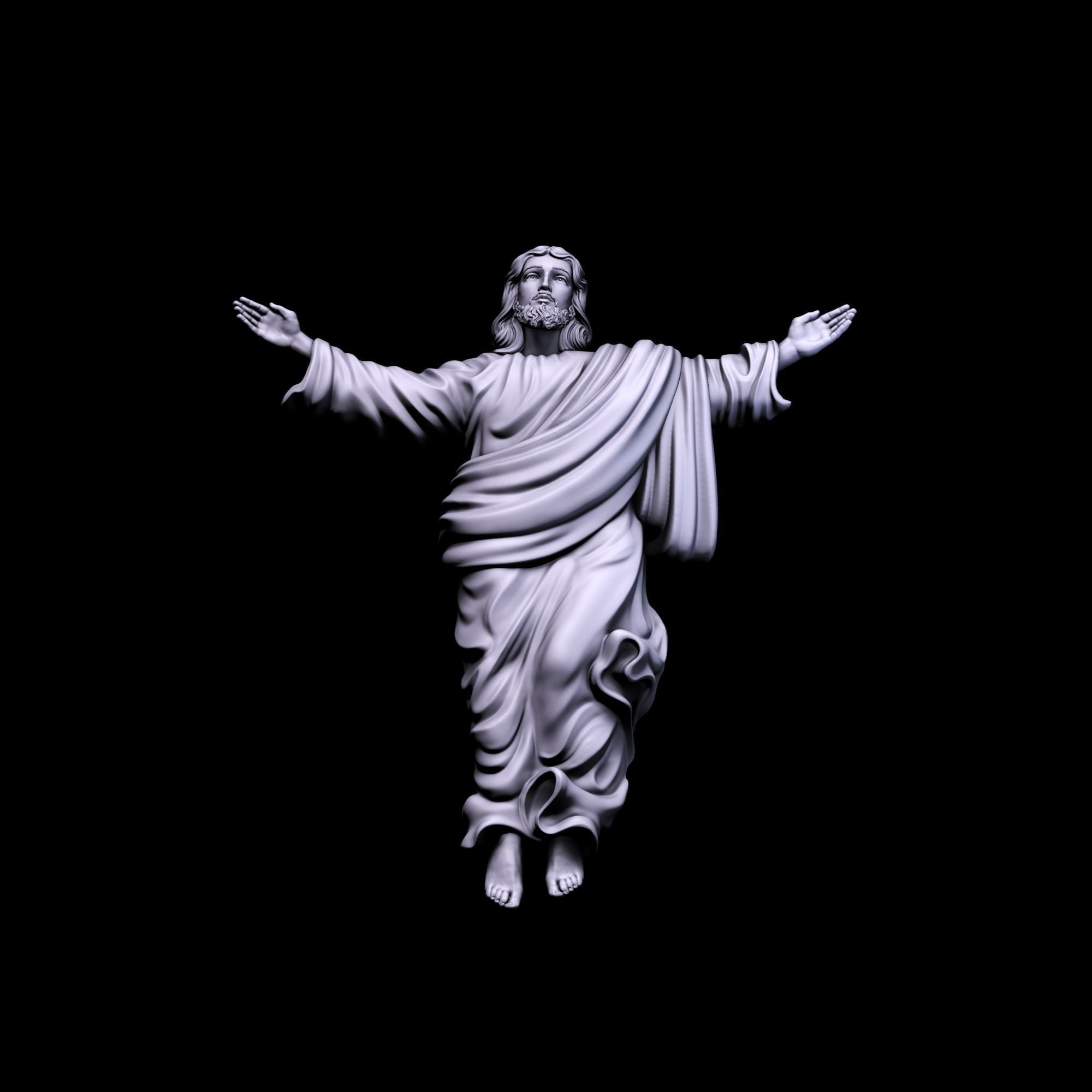 Ascension of the Jesus 3D print model_7