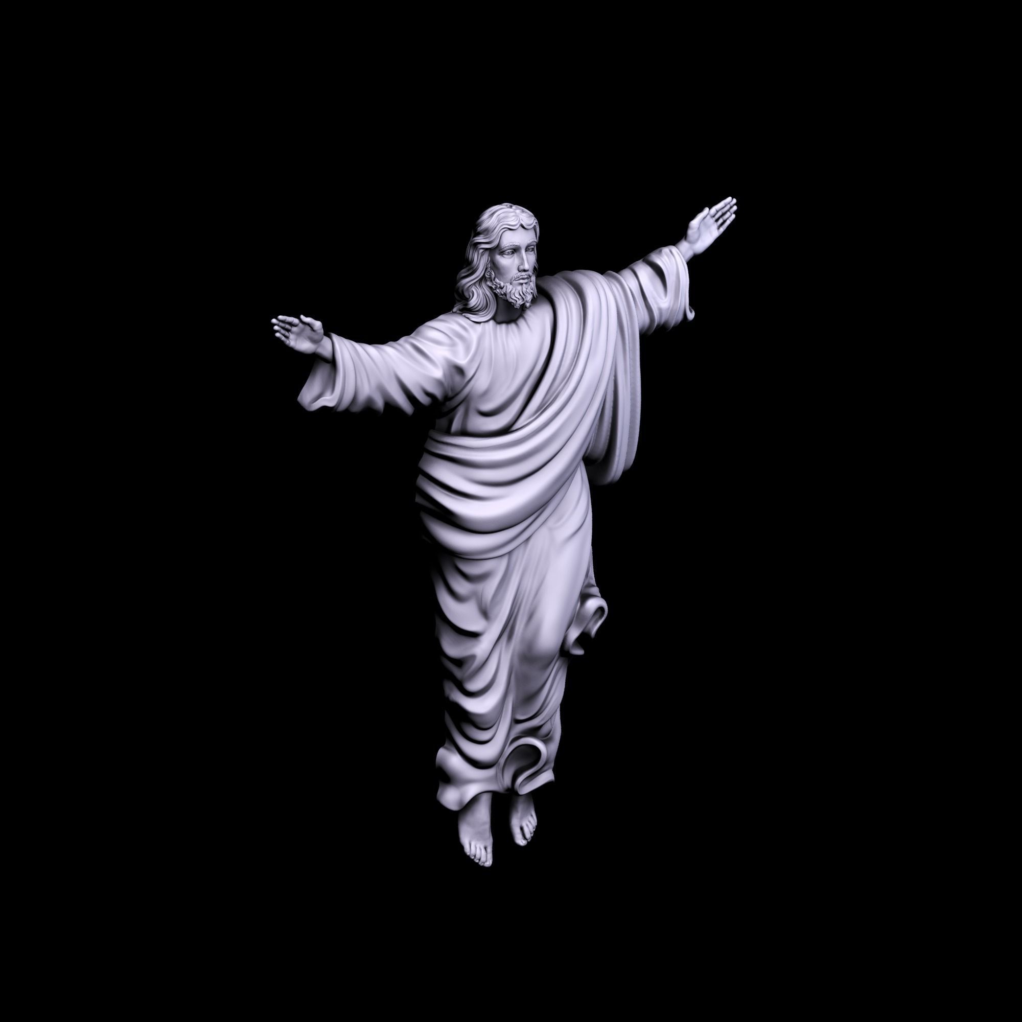 Ascension of the Jesus 3D print model_9