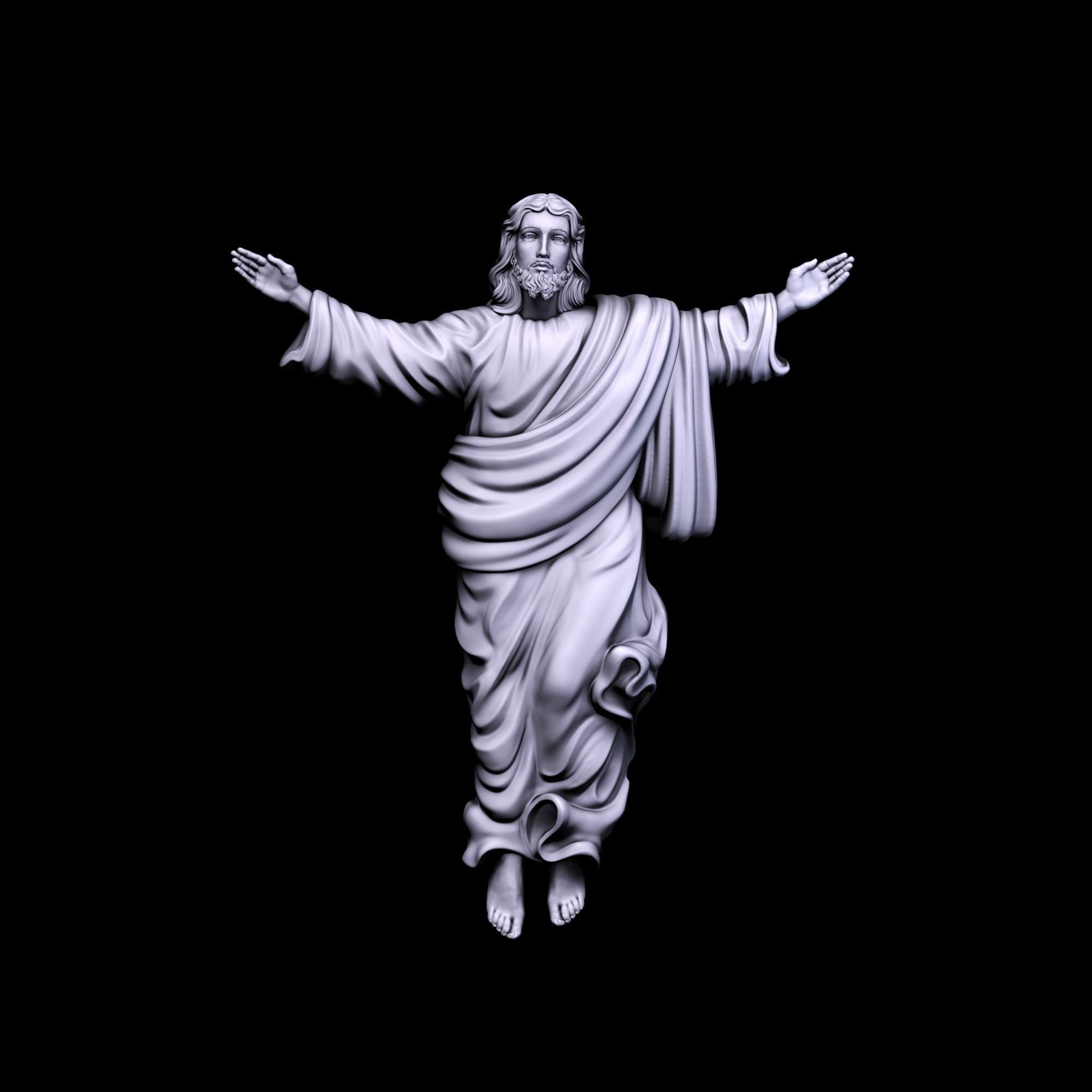 Ascension of the Jesus 3D print model_1