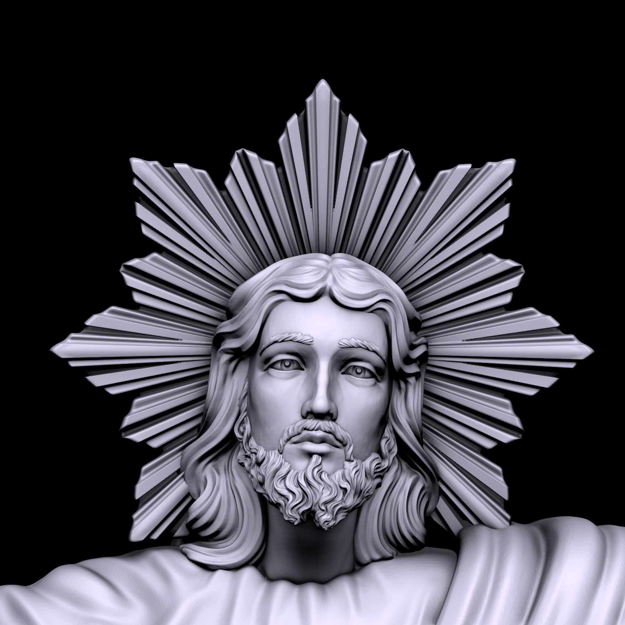 Ascension of the Jesus 3D print model_3